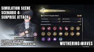 [Wuthering Waves Event] Scenario 4: Surprise Attack - Resonance Sim Realm - Perfect SSS