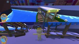 Wobbly Life delivering pizza to aliens and exploring the maya temples