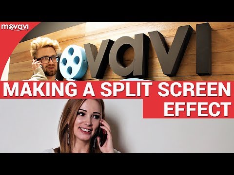 How to make a split screen effect Video
