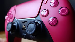 Unboxing SONY's Cosmic Red PS5 Controller | Pre-made Shells Comparison