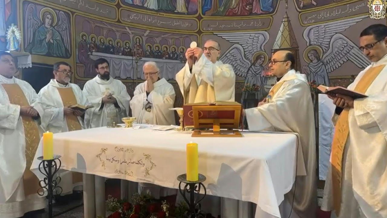 Video | Jerusalem's Latin Patriarch leads Christmas Mass at Gaza City church | AFP