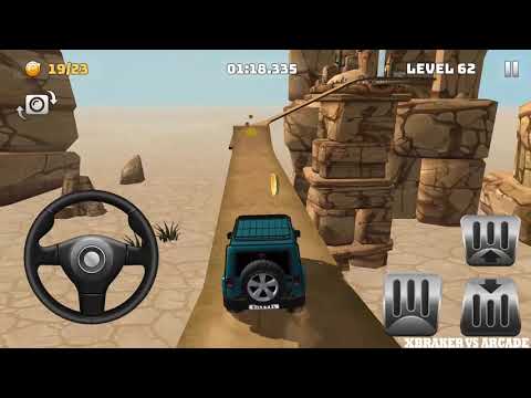 Offroad Truck Driving | Mountain Climb 4x4: Blue Jeep Wrangler Levels 58 to 65 - Android GamePlay