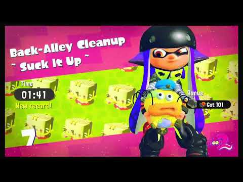 Splatoon 2 Level 7 speedrun in 1:41 (current PB)