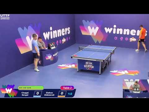 WINners CUP table 2  19.10 Chugai Sergei - Ziakun Aleksandr  20:45