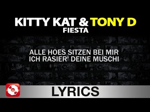 KITTY KAT & TONY D - FIESTA AGGROTV LYRICS KARAOKE (OFFICIAL VERSION)
