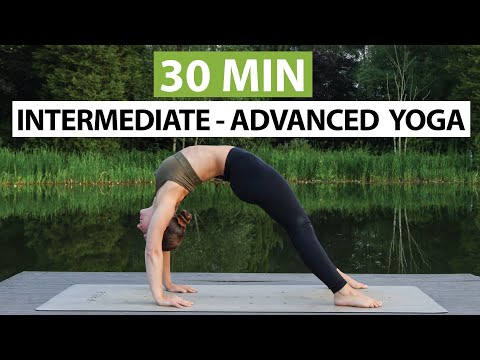30 Min Yoga Flow With Minimal Cues | Intermediate - Advanced Yoga