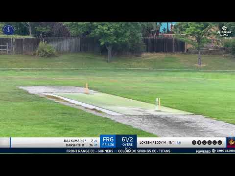 CCL: 2025: Premier Division 1: Game 7: Front Range CC - Gunners vs CSCC - Titans