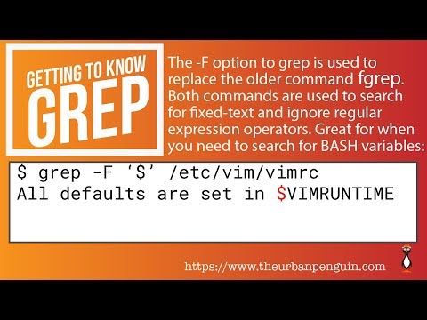 Using grep -F or fgrep to search for fixed strings