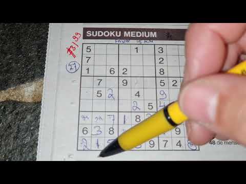 (#3199) Play with time! Medium Sudoku puzzle. 08-05-2021