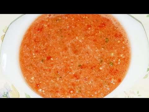 Tomato Sauce 🍅 🍅 Served With All Kinds Of Rice//ASMR//Saudi Mandi rice goes best with tomato sauce