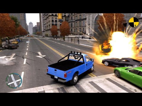 GTA 4 Crash Testing Real Car Mods Ep.51
