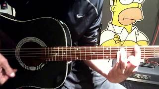 Guitar lesson Lenny Kravitz - let love rule