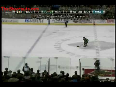 Boston Bruins (2) @ Minnesota Wild (1) Shootout November 25, 2009