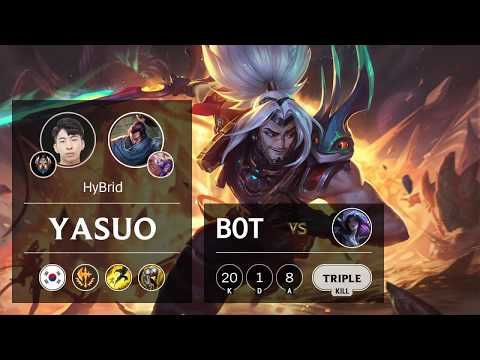 Yasuo Bot vs Kai'Sa - KR Challenger Patch 9.7