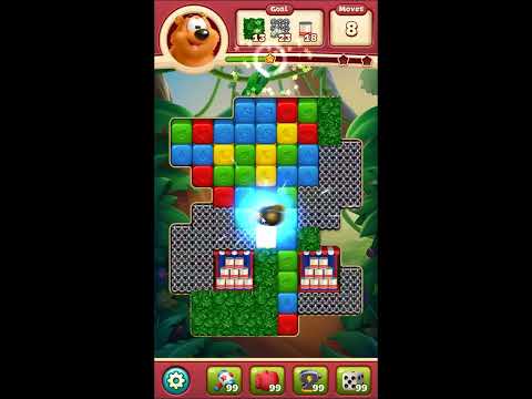 Toon Blast Level 6245 - NO BOOSTERS 🐻🐺🐱 | SKILLGAMING ✔️