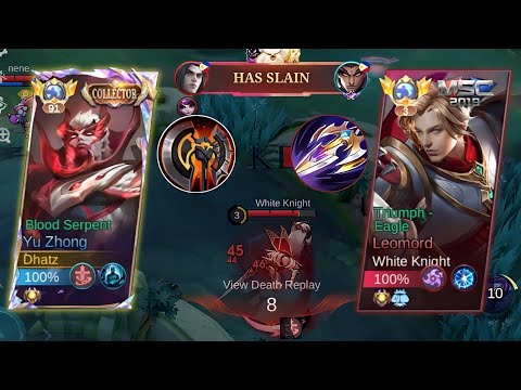 BEST WAY TO PREVENT ENEMY GANKS ON EXP LANE! | YU ZHONG TOP GLOBAL - MLBB