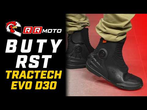 RST TRACTECH EVO D3O _ motocyklowe buty w wersji wysokiej oraz niskiej | Ochrona D3O