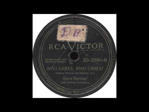 RCA Victor 20-2890-B - Who Cares, Who Cares? - Dave Denney
