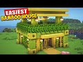 Minecraft Easy Bamboo House Tutorial 🏡