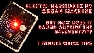Video thumbnail for Electro-Harmonix B9 Organ Machine "but how does it sound with a band?" by Dylan Dunbar