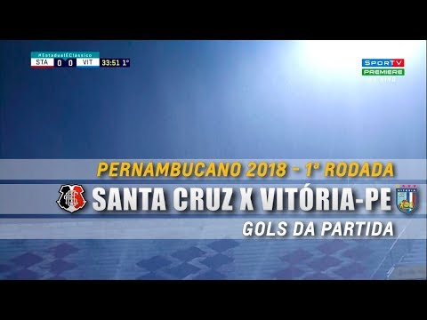 Gols de Santa Cruz 1 x 1 Vitória pelo Pernambucano 2018