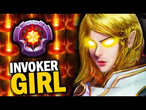INVOKER GIRL - THE SUNSTRIKE GOD | Dota 2 Invoker