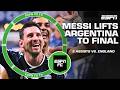 England Vs Argentina FULL REACTION Messi Shines Tuchel S Tactics Scaloni More ESPN FC