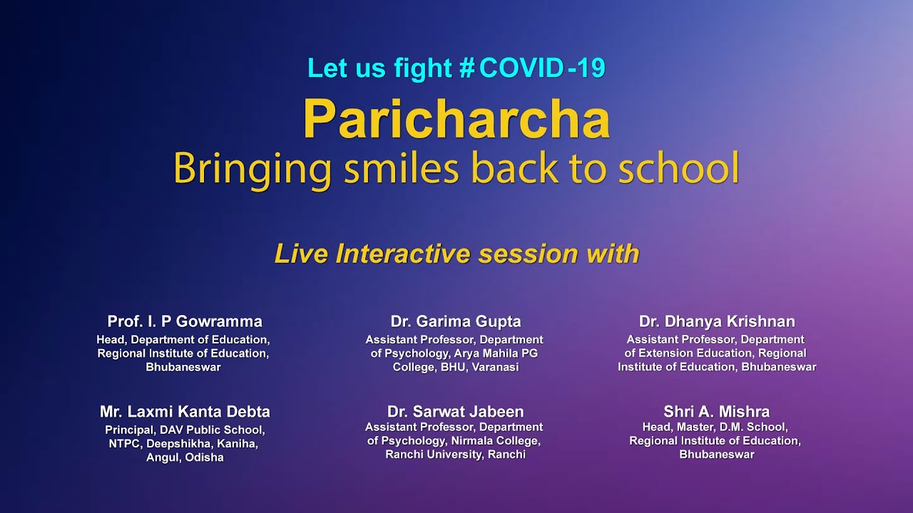 Paricharcha Bringing Smiles Back to School