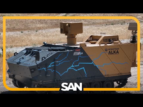 Turkey unveils laser-armed, anti-drone armored vehicle