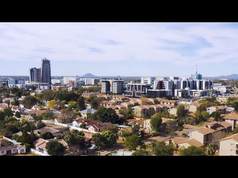 Gaborone CBD Botswana (Drone)
