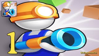 Block Crusher: Break The Wall - Gameplay Mobile Game Walkthrough Android Ios Part 1