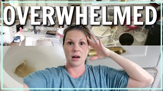 How to DEEP CLEAN a CLUTTERED House when OVERWHELMED -