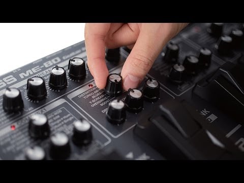BOSS ME-80 Guitar Multiple Effects Pedal Board Demonstration at NAMM 2014