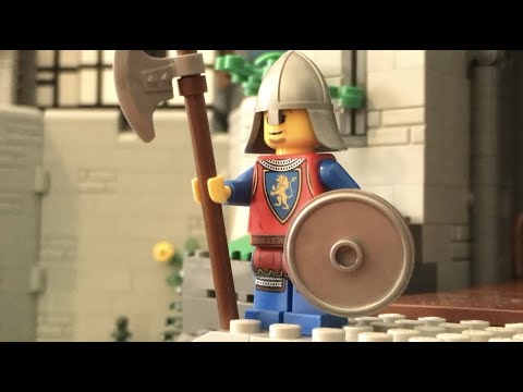 Lego Castle: Lion knights castle takeover- stopmotion movie