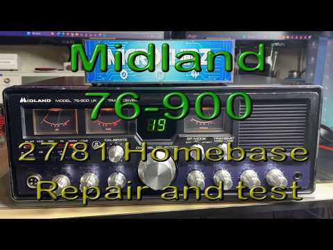 EP 223 - Midland 76-900 UK - 27/81 Homebase - repair and test.
