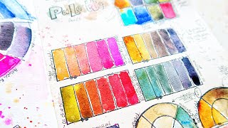 How to Use the Mixing Stamp- Watercolor Workbook Stamp Set