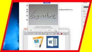 How To Add A Signature To Any Document On Mac (Word doc, Pages)