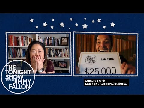 Jimmy Fallon Surprises Six Frontline Working Moms in Partnership with Samsung