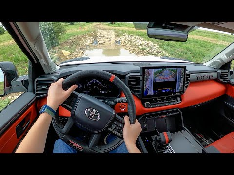 2023 Toyota Sequoia TRD Pro - POV Off Road Drive (Binaural Audio)