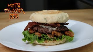 Black and Blue Butter Burger Recipe - vr to smoky ribs
