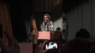Rob Zombie introduction to Peter Criss KISS expo 1/27/2017
