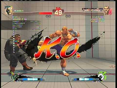 SSF4AE:  Sagat (DC Zeus) vs. Balrog (kojimax1024) SD