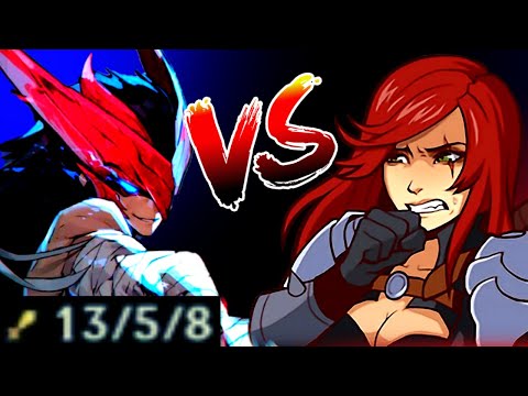 MONO YONE MOSTRA O JEITO CERTO DE JOGAR CONTRA KATARINA! - YONE VS KATARINA - LEAGUE OF LEGENDS