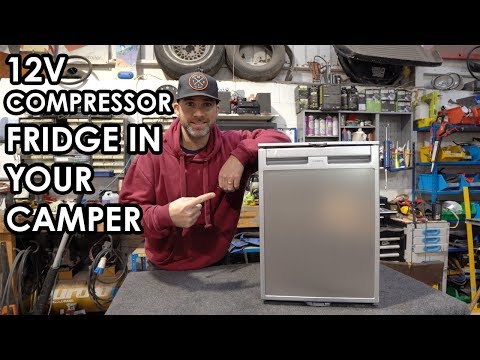 HOW TO PROFESSIONALLY FIT A FRIDGE INTO YOUR CAMPER. Waeco CRX 50