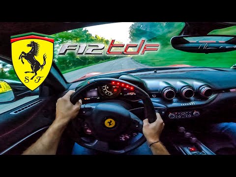 Thumbnail for CRAZY POV | 1.500.000€ | FERRARI F12 TDF ! | FAST DRIVE ON MOUNTAIN ROADS by Ferrari, Ferrari F12, Car