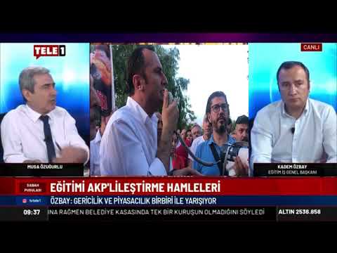 Genel Başkanımız Kadem Özbay, Tele 1 Tv`de yayınlanan Sabah Pusulası programında gazeteci Musa ÖZUĞURLU`nun canlı yayın konuğu oldu ve açıklamalarda bulundu.30/07/2024 | EĞİTİM İŞ
