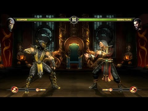 Mortal Kombat 9 | SCORPION vs SHANG TSUNG! (PS3 1080p)