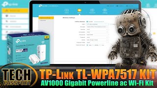 Tp Link TL-WPA7517 KIT V2 | AV1000 Gigabit Powerline ac Wi Fi Kit & Powerline Wi-Fi Extender
