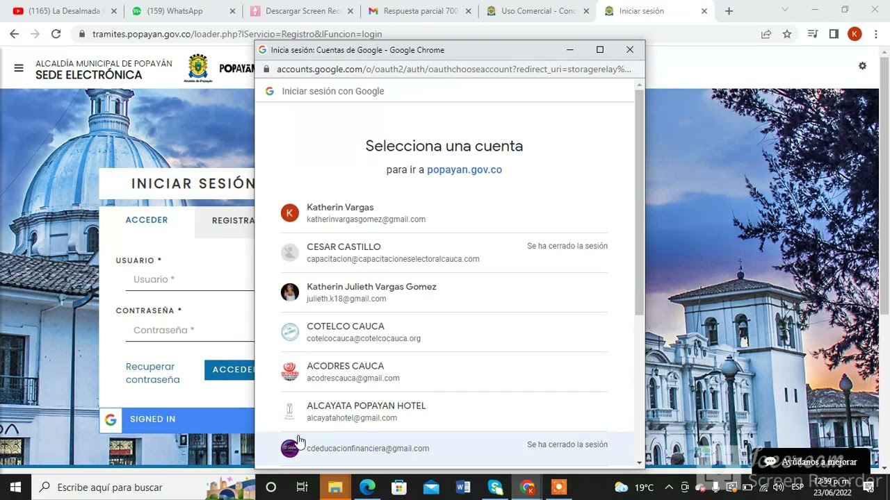 SOLICITUD USO DEL SUELO POPAYAN