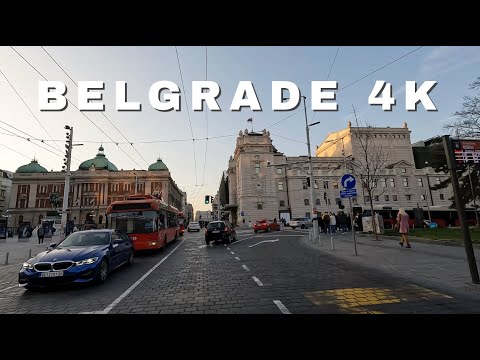 Driving in Belgrade, Serbia | 4K UHD
